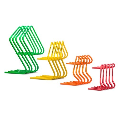 5 Mini hurdles - XXL - width 60 cm orange