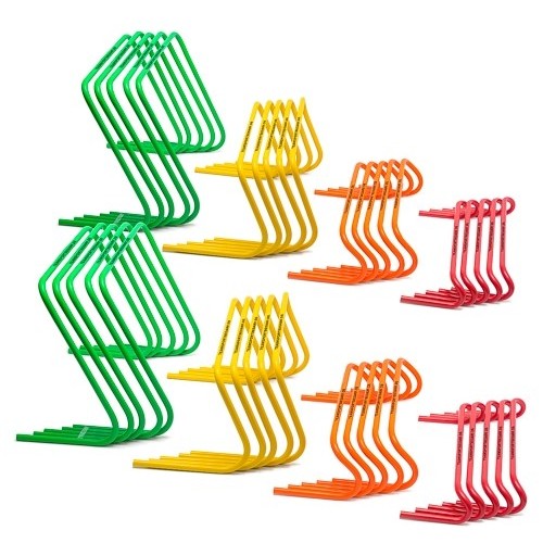 10 Mini hurdles 15cm - XXL - width 60 cm orange