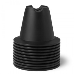 CONE SET 10 CM Black 10 pices