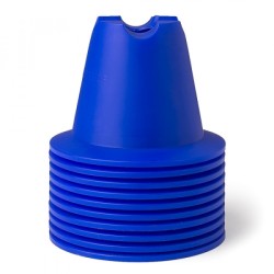 CONE SET 10 CM Blue 10 pices
