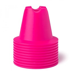 CONE SET 10 CM Pink 10 pices