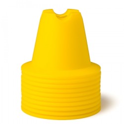 CONE SET 10 CM Neon-Yellow 10 pices