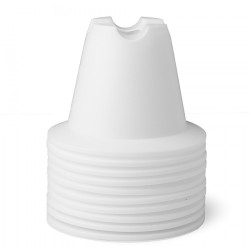 CONE SET 10 CM White 10 pices