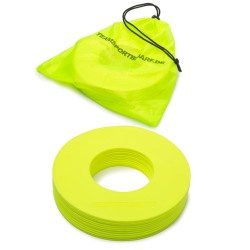 T-PRO marking rings ø 19 cm (neon yellow) – set of 12