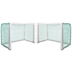 2 pieces aluminium minigoals - 1.20 x 0.80 m
