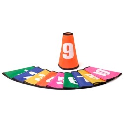 Set of 10 - cones with number covers - set (1-10)