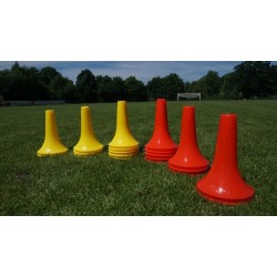 T-PRO Pylons 23 cm Set of 20 pices yellow