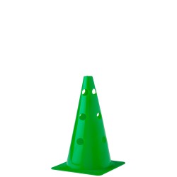   Cone with holes Height 23 cm Green