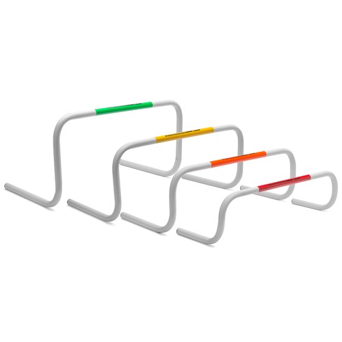                                     Set of 4 T-PRO Bounce-Back Mini Hurdles - 4 Heights
