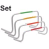                                     Set of 4 T-PRO Bounce-Back Mini Hurdles - 4 Heights