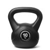 Kettlebell (ball dumbbell) made of plastic - weight: 10 kg
