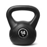 Kettlebell (ball dumbbell) made of plastic - weight: 14 kg