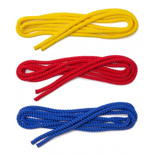Gymnastic skipping rope (3 colours) - length 3 m Red