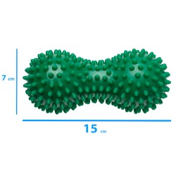 Peanut Spikey Ball (Massage Ball) 15x7 cm - Colour: Green