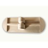                                                                                                                                                                                                               Balance board made of wood - with roller