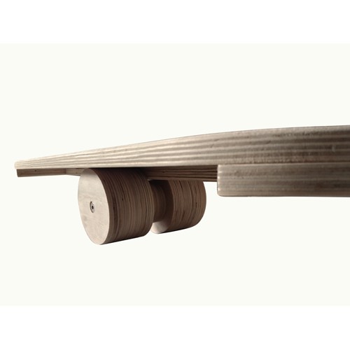                                                                                                                                                                                                               Balance board made of wood - with roller