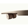                                                                                                                                                                                                               Balance board made of wood - with roller