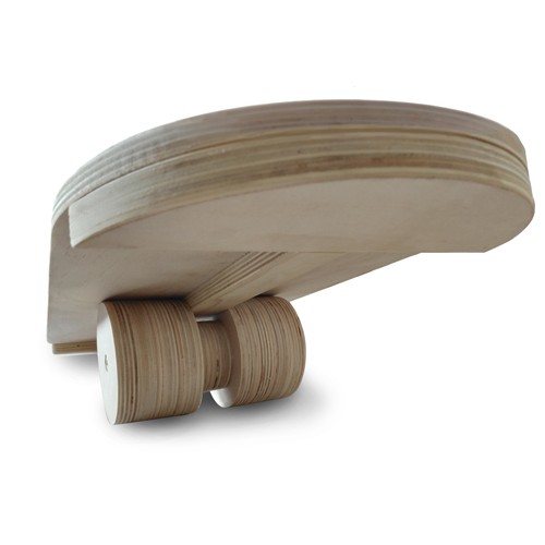                                                                                                                                                                                                               Balance board made of wood - with roller