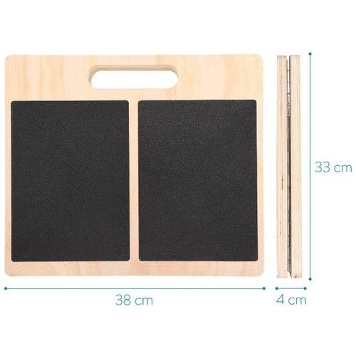                                                                                                                                                                             Inclined board made of wood (3-step) - calf extensors