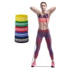 T-PRO resistance band (elastic) 208 cm Red
