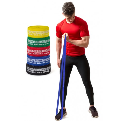 T-PRO resistance band (elastic) 208 cm Red