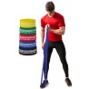 T-PRO resistance band (elastic) 208 cm Red