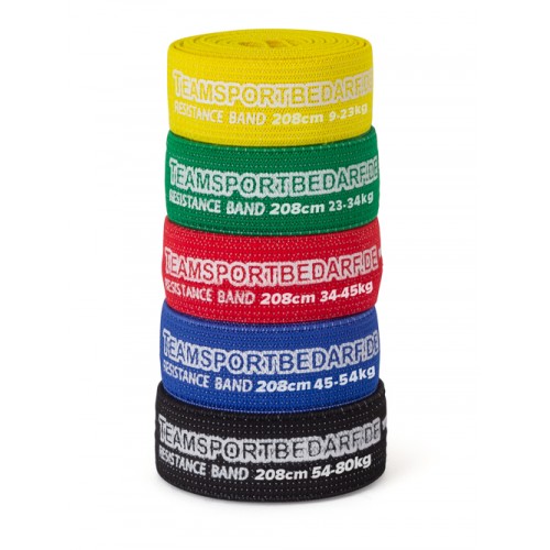 T-PRO resistance band (elastic) 208 cm Red