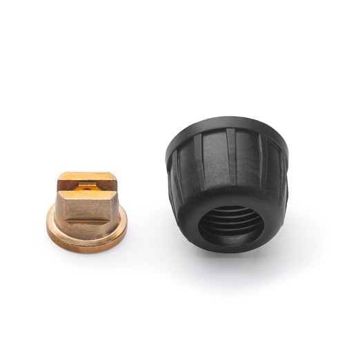 Brass flat jet nozzle - for spray marking trolleys (hand pump)
