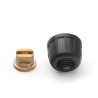 Brass flat jet nozzle - for spray marking trolleys (hand pump)
