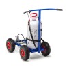 Spray marking trolley (hand pump) - with 16 L container + 10 canisters of extra white 14 kg