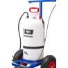 Spray marking trolley (hand pump) - with 16 L container + 10 canisters of extra white 14 kg