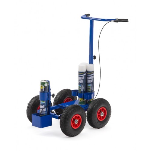 Chalk spray - marking trolley