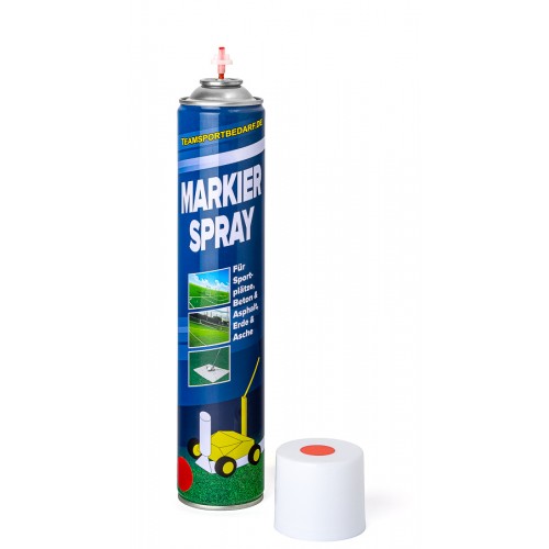 Sports field marking spray (750 ml) - Color: Red