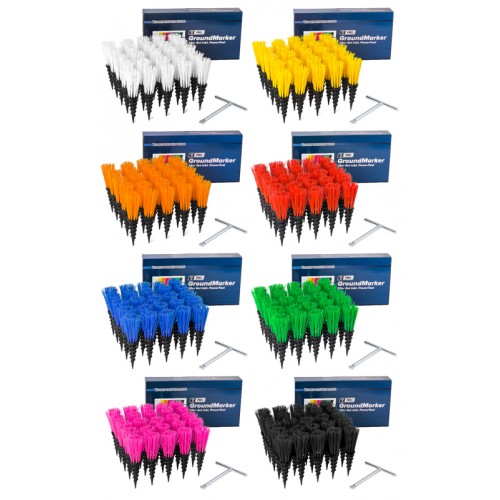 T-PRO ground marker (measuring aid) - set of 25 white