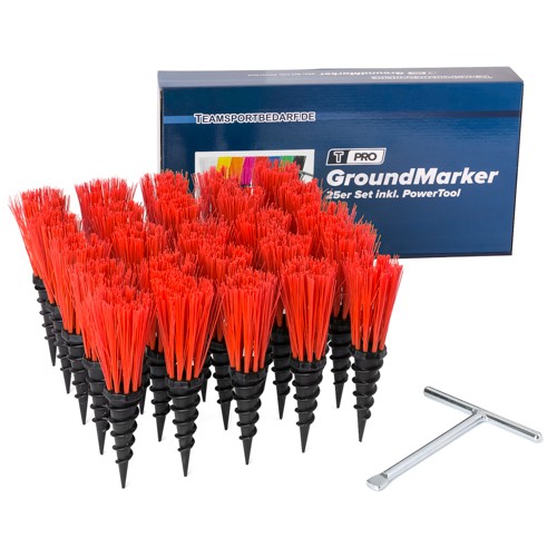 T-PRO ground marker (measuring aid) - set of 25 red