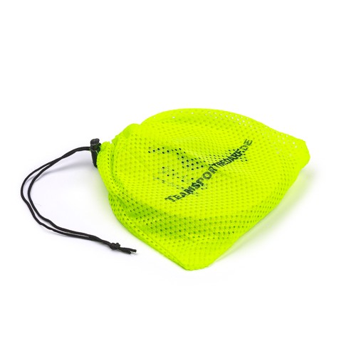 Marking discs with fitness exercises ø 15 cm (neon yellow) - set of 10