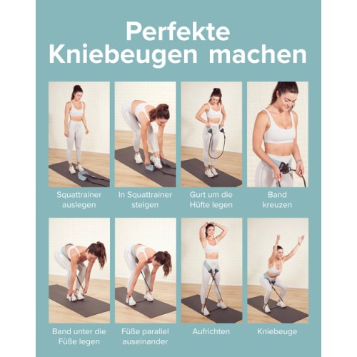 Squat Trainer (Resistance Band) - 2 Strengths