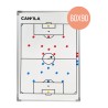 Cawila football tactics board including bag | Size: 60 x 90 cm white