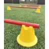 Cawila Mini Pylons | Training cones | Mini hurdles | Set of 10 | Blue