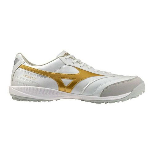 MIZUNO MORELIA SALA PRO TF(U) / White/Football Gold/Galaxy Sil